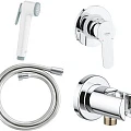 Гигиенический душ Grohe BauEdge 124897 со смесителем, хром