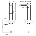 Смеситель для раковины Bravat Frey F1368401CP-ENG хром