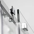 Душевой уголок Wasserkraft Alme 130x90см 15R33 профиль хром, стекло прозрачное
