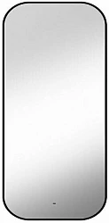 Зеркало Art&max Siena AM-Sie-600-1000-DS-F с подсветкой, черное