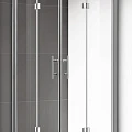 Душевой уголок Cezares Eco 90x100см ECO-O-ASH-2-90/100-C-Cr профиль хром, стекло прозрачное