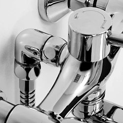 Смеситель для ванны с душем Wasserkraft Amper 2902L хром