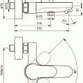 Душевой комплект Ideal Standard Vito B1132AA 2АА+В9503ААВ1132АА хром