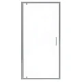 Душевая дверь в нишу Bravat Line 100x200см BD100.4111A профиль хром, стекло прозрачное