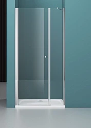 Душевая дверь в нишу BelBagno 160см ETNA-B-11-100+60-C-Cr профиль хром, стекло прозрачное
