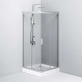 Душевой уголок AM.PM Gem 90x90см W90G-403-090MT профиль хром, стекло прозрачное