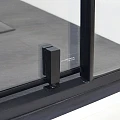 Душевой уголок Wasserkraft Elbe 120x80см 74P06 профиль черный, стекло прозрачное