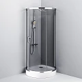 Душевой уголок AM.PM Like 95x95см W83G-333-095CG профиль хром, стекло тонированное