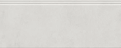 Плинтус Чементо серый светлый матовый обрезной 30x12x1,3, 1, шт
