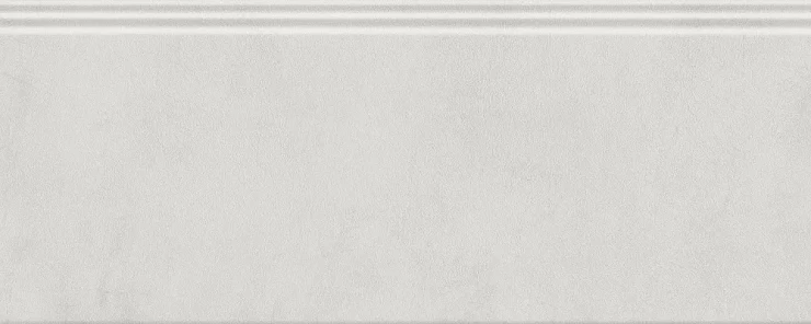 Плинтус Чементо серый светлый матовый обрезной 30x12x1,3, 1, шт