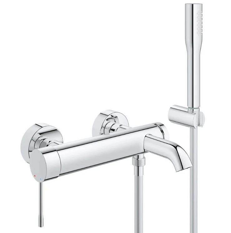 Смеситель для ванны с душем Grohe Essence New 33628001 хром