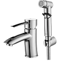 Смеситель для раковины Lemark Atlantiss LM3216C с гигиеническим душем, хром