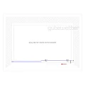 Душевая дверь в нишу GuteWetter Slide Door GK-862 L 145 см, профиль хром, стекло прозрачное