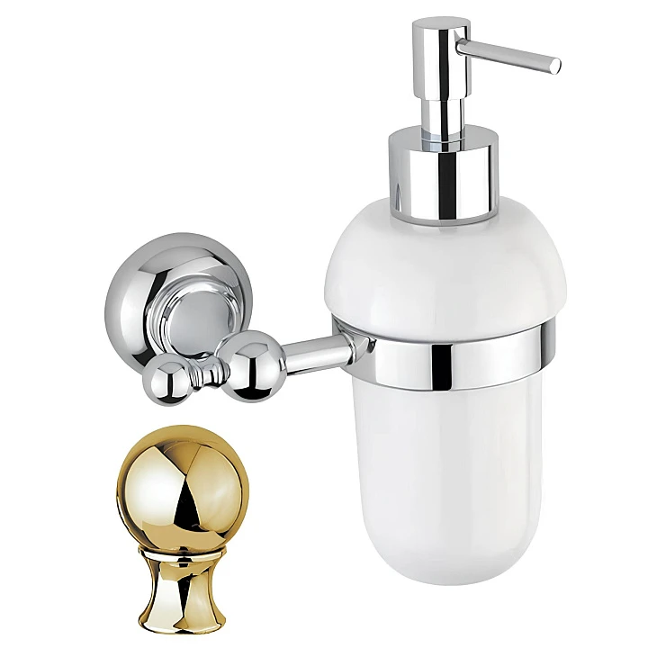 Дозатор Cezares Aphrodite APHRODITE-SOIS-03/24-M золото 24 карат