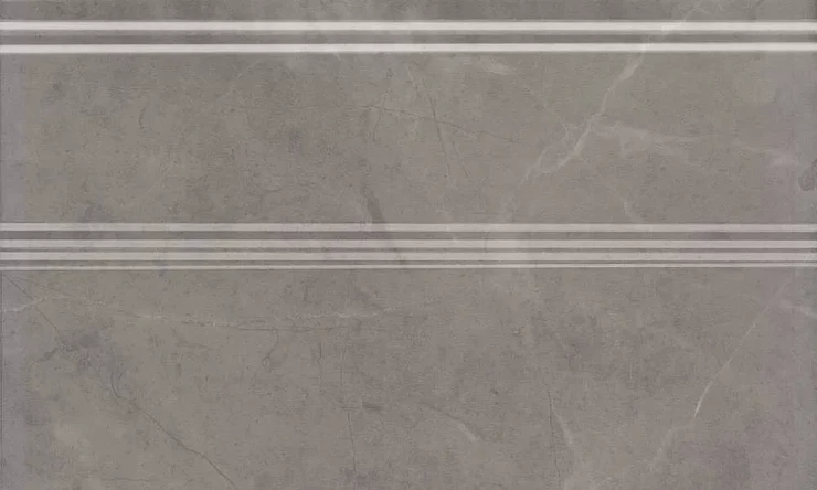 Плинтус Гран Пале серый глянцевый 25x15x1,5, 1, шт