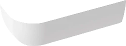 Экран Cezares Metauro Corner 180-SCR-R-W37 правый, белый
