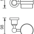 Стакан Aquanet 3884