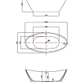 Акриловая ванна Vincea 170x80 VBT-405-1700 белая глянцевая