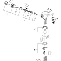 Смеситель для раковины Grohe Costa L 21100001 хром