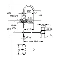 Смеситель для раковины Grohe Costa S 21257001 хром