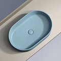 Раковина накладная Ceramica nova Element 600*380*122мм CN6048ML голубая матовая