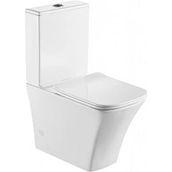 Унитаз-компакт BelBagno Marmi BB052CPR с бачком BB052T и крышкой-сиденьем BB05