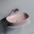 Раковина накладная Ceramica nova Element 600*380*138мм CN6049MP розовая матовая