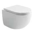 Подвесной унитаз Ceramica Nova UP CN4007 белый глянец