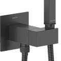 Гигиенический душ Aquatek Лира AQ1025MB со смесителем, черный матовый