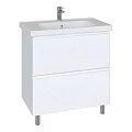 Тумба с раковиной SanStar Bianca 65 139.1-1.5.1.К белая глянцевая