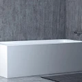 Ванна из искусственного камня Salini ORLANDA 180x80 встраиваемая 102112M белая матовая