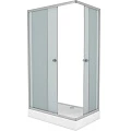 Душевой уголок Niagara Eco 120х80см NG-012-14Q профиль хром, стекло матовое