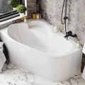 Акриловая ванна Vagnerplast Selena 147x100 VPBA141SEL3LE-04 левая, белая глянцевая