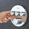 Термостатический смеситель Grohe Grohtherm SmartControl 29121000 для душа, хром