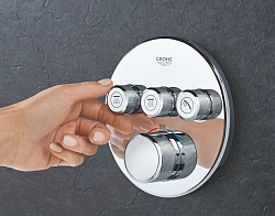 Термостатический смеситель Grohe Grohtherm SmartControl 29121000 для душа, хром