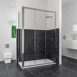 Душевой уголок RGW Classic CL-40 90x70см 04094097-11 профиль хром, стекло прозрачное