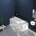 Акриловая ванна BERGES LUMBO 170x75 050003 белая глянцевая
