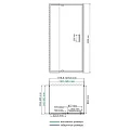 Душевой уголок Wasserkraft Berkel 120x90см 48P21 профиль хром, стекло прозрачное