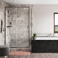 Душевой уголок Wasserkraft Main 110x80см 41S14 профиль хром, стекло прозрачное