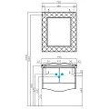 Тумба под раковину Aquaton Венеция 75 1A150901VN010 белая