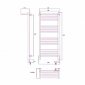 Полотенцесушитель электрический Сунержа Богема 100x40 см 00-5207-1040 хром, правый