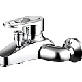 Смеситель для ванны с душем Bravat LOOP F6124182CP-01-RUS хром