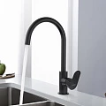 Смеситель для кухни Aquatek Оберон AQ1282MB матовый черный