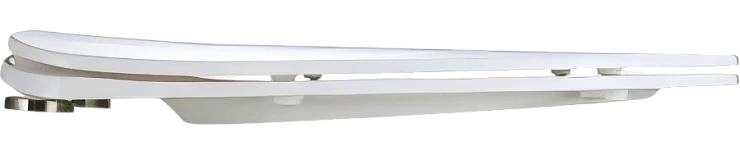 Унитаз приставной напольный Arrow AB2191 безободковый, белый глянцевый
