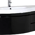 Тумба с раковиной Aquanet Опера 115 L 212995 черная