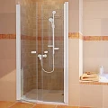 Душевая дверь в нишу GuteWetter LUX DOOR 90см GK-602 профиль хром, стекло бесцветное