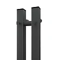 Полотенцесушитель электрический Bonna Helios 1200x60 BNP-EI2QF-dt1206Gt графит