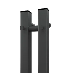 Полотенцесушитель электрический Bonna Helios 1200x60 BNP-EI2QF-dt1206Gt графит