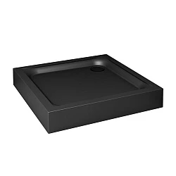 Душевой поддон AM.PM Gem 90х90см W90T-403-090B черный