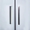 Душевой уголок Wasserkraft Lippe 80x80см 45S00 профиль хром, стекло прозрачное
